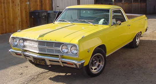 1965 El Camino left quarter view