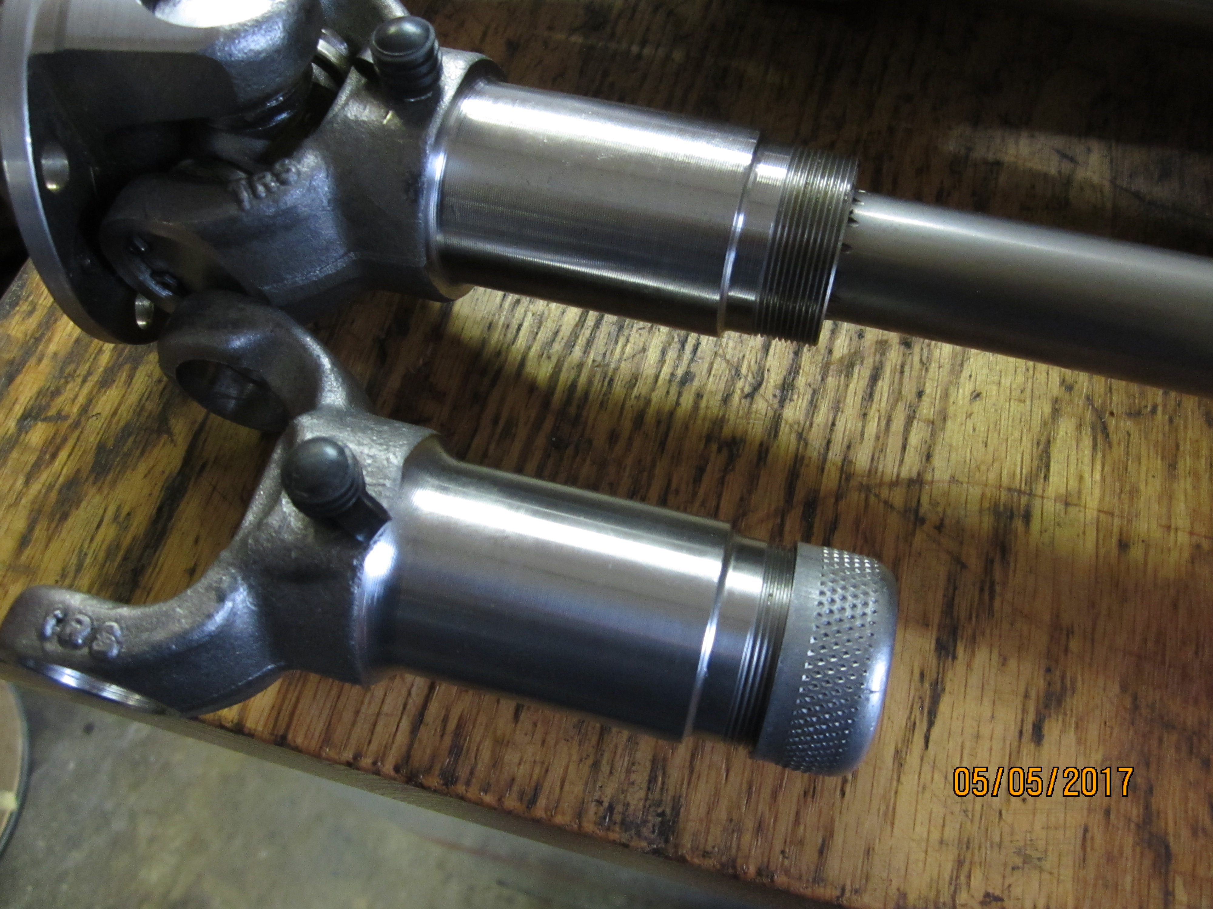 Oil channel work and driveshafts 010
