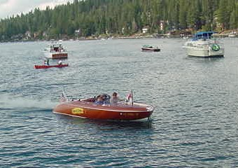 Miss Comet on lake Tahoe