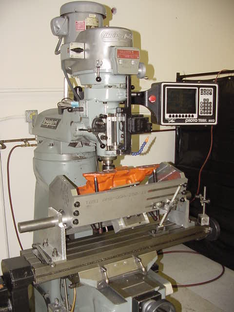 Machining an RB chrysler manifold
